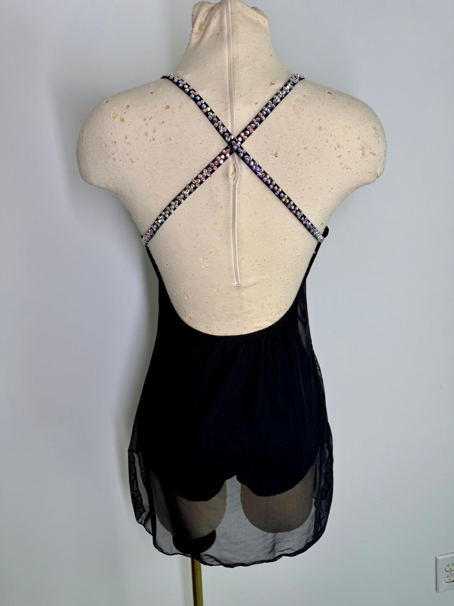 JADA rhinestoned dance dress dance costume