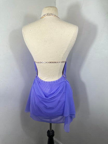 RAINA Draped lilac dance dress