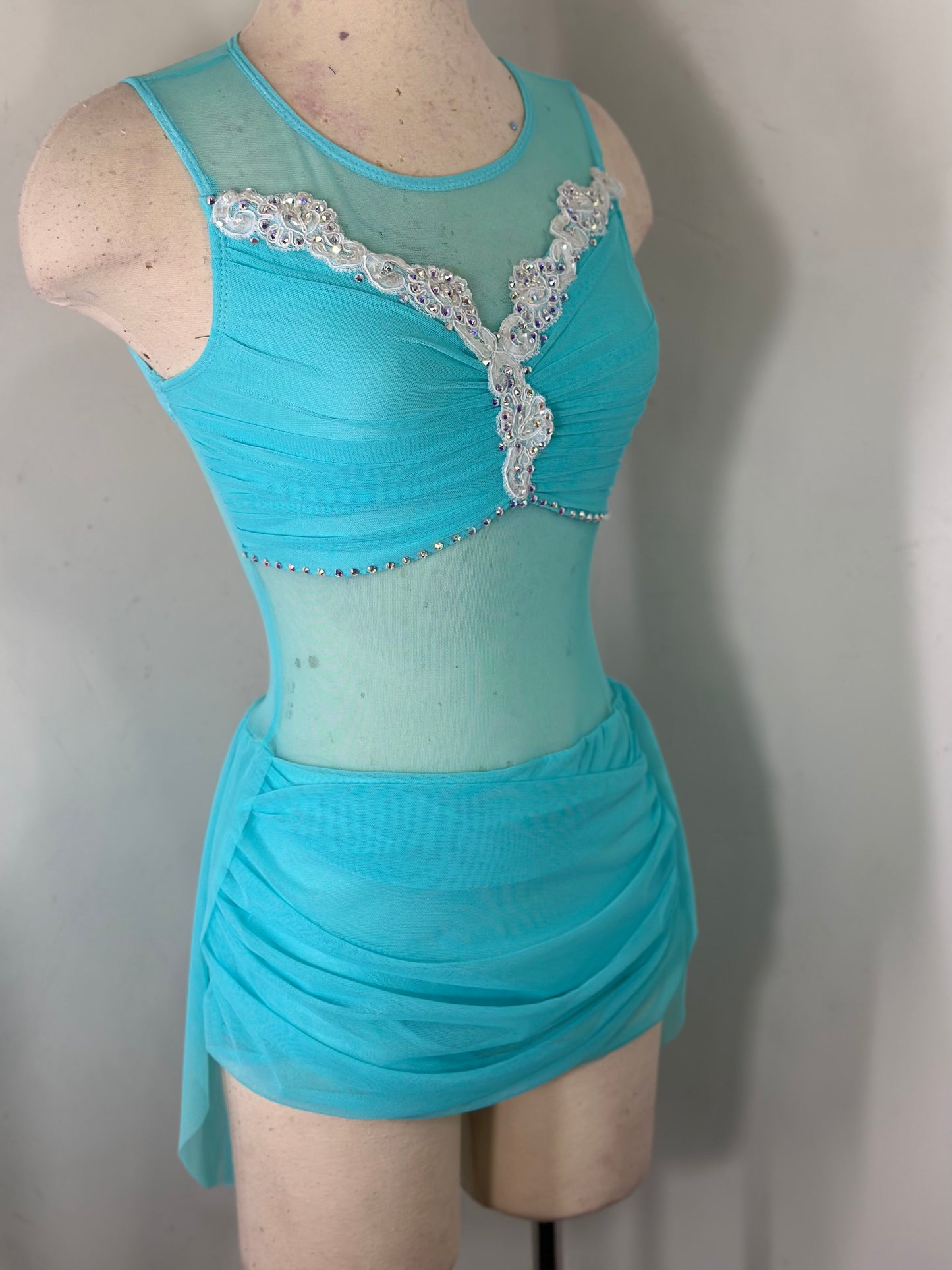 Aqua SA lyrical READY TO SHIP dance costume