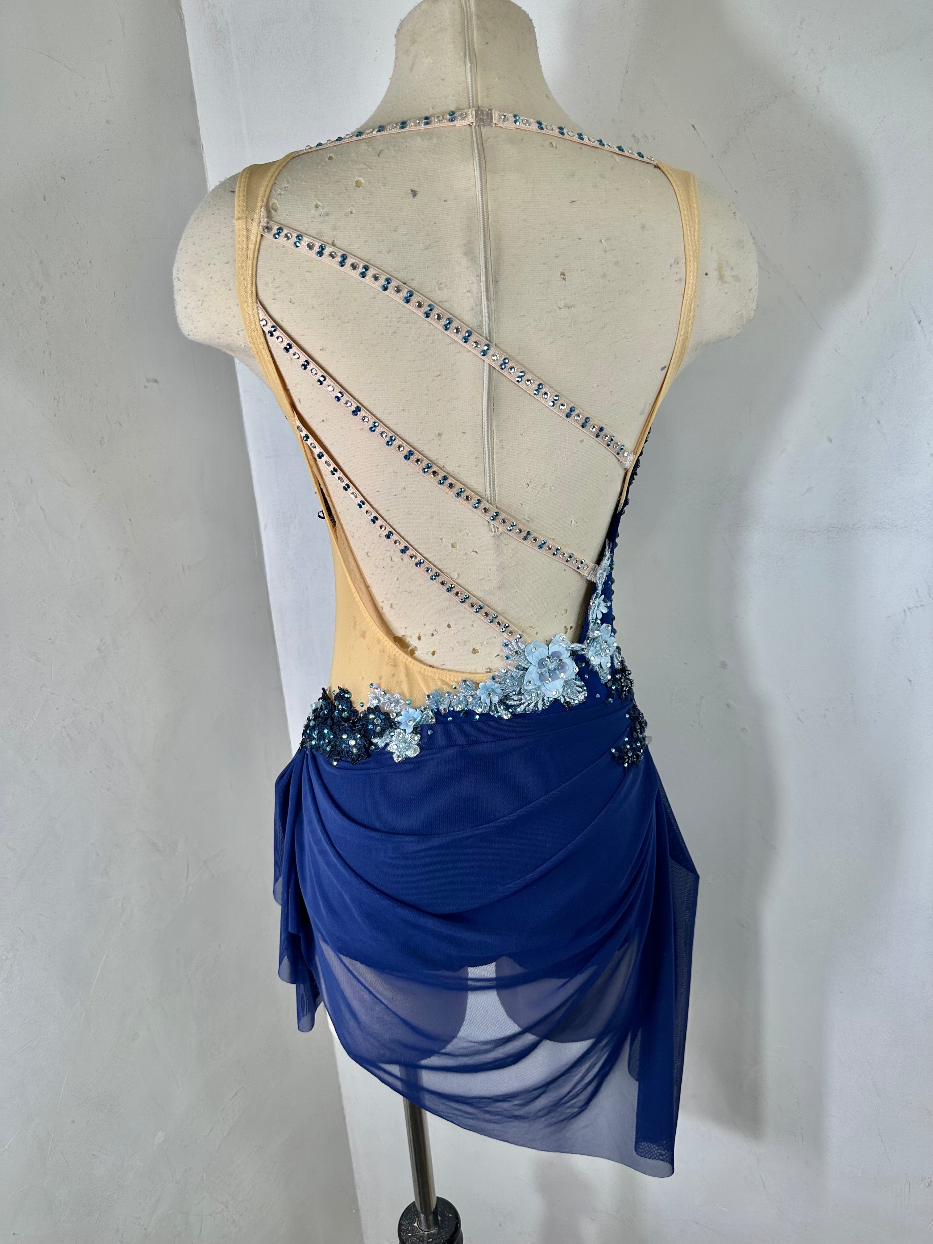 RIVER Navy lyrical dance costume