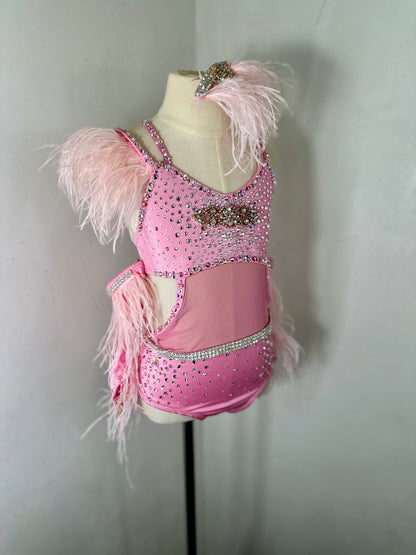 Penelope blush jazz dance costume