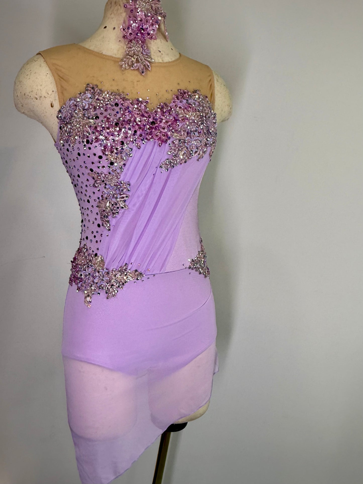 Orchid lyrical dance costume