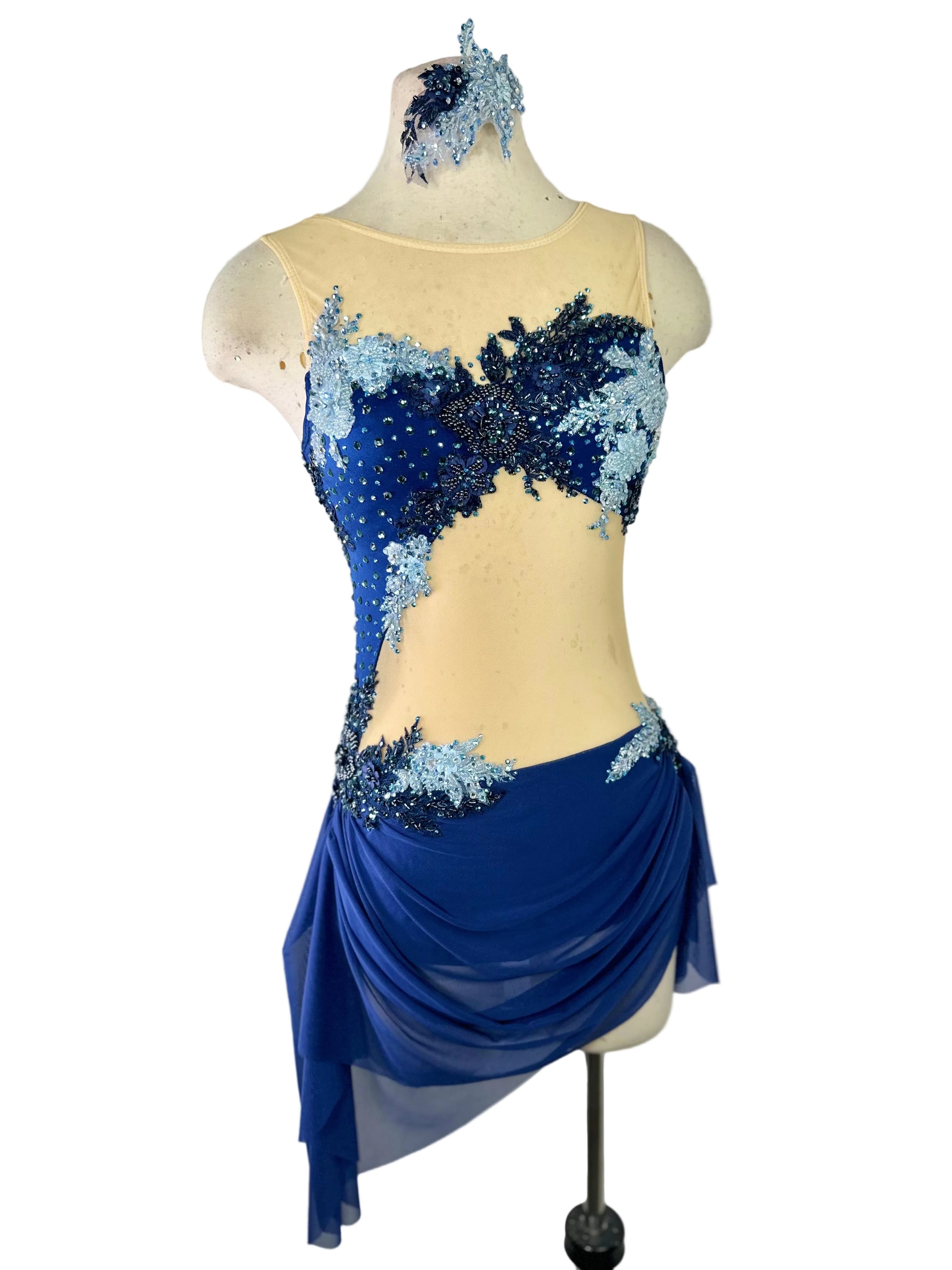 RIVER Navy lyrical dance costume