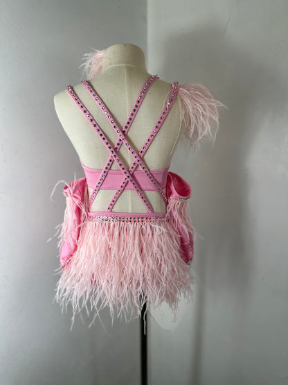 Penelope blush jazz dance costume