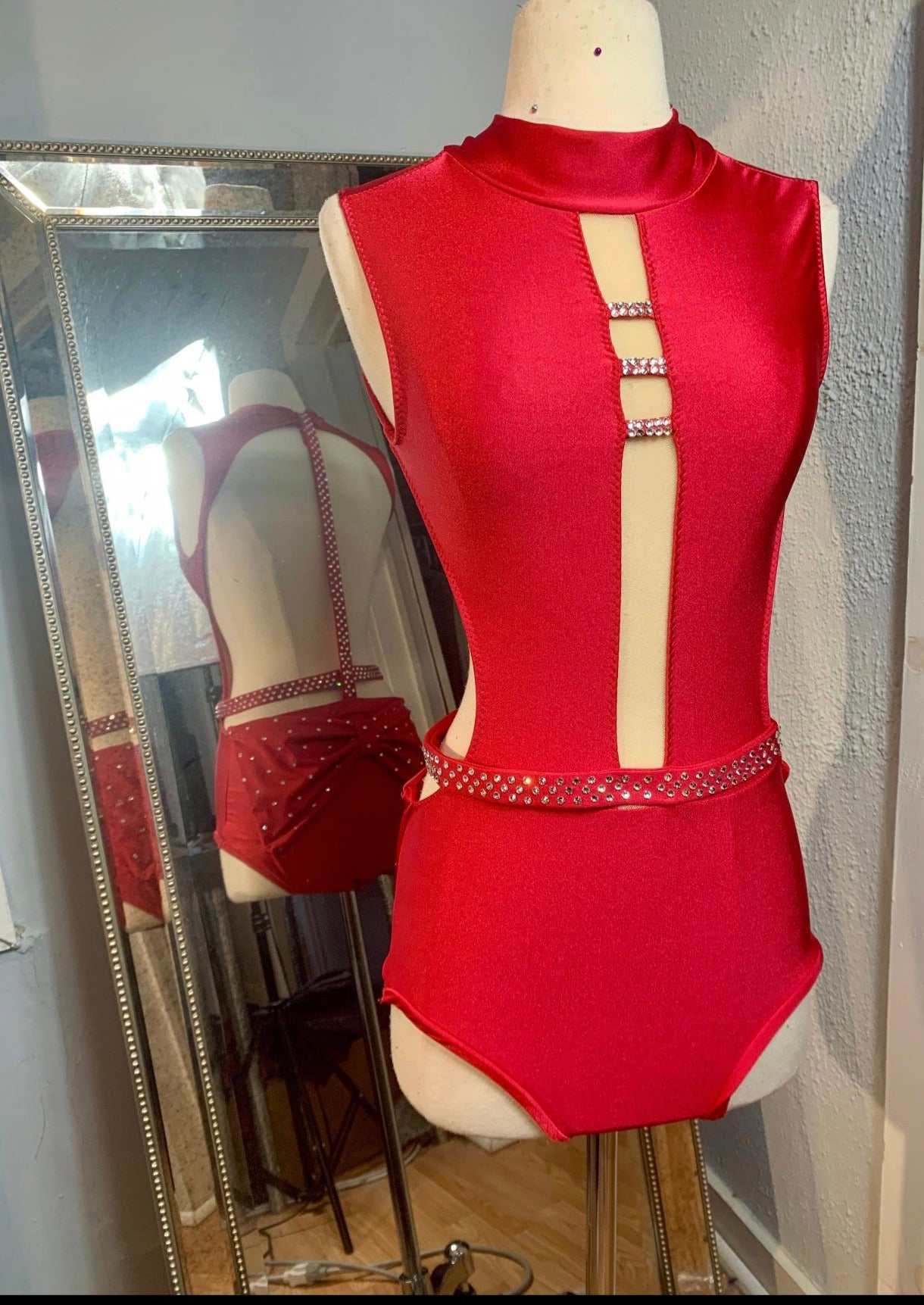 PAIGE sparkly red Jazz costume