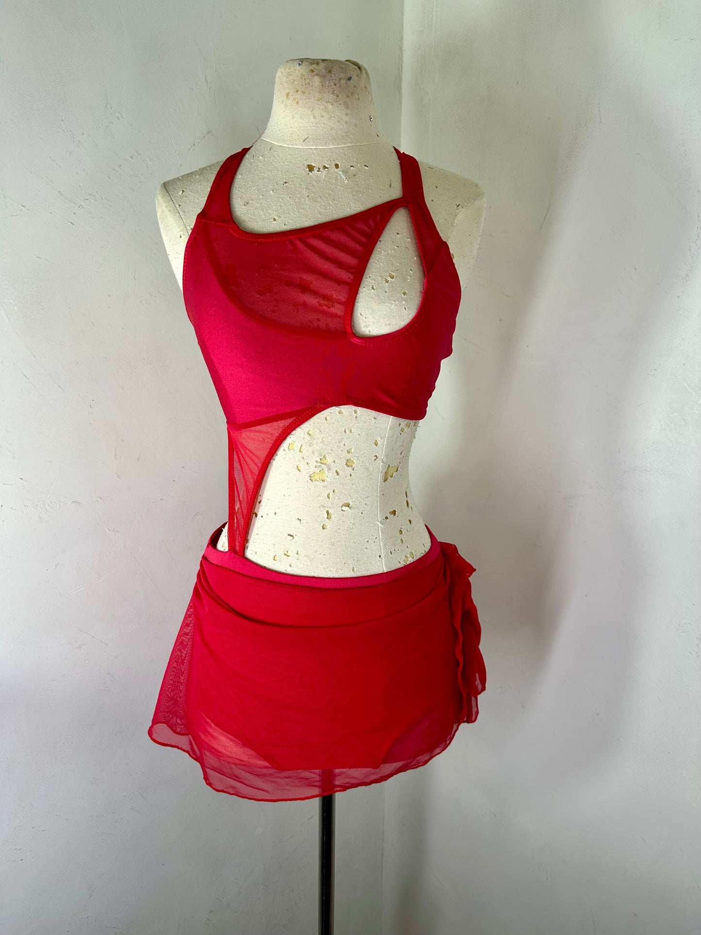 BIRDIE SOLID CUSTOM  DANCE 2 pc COSTUME BASE