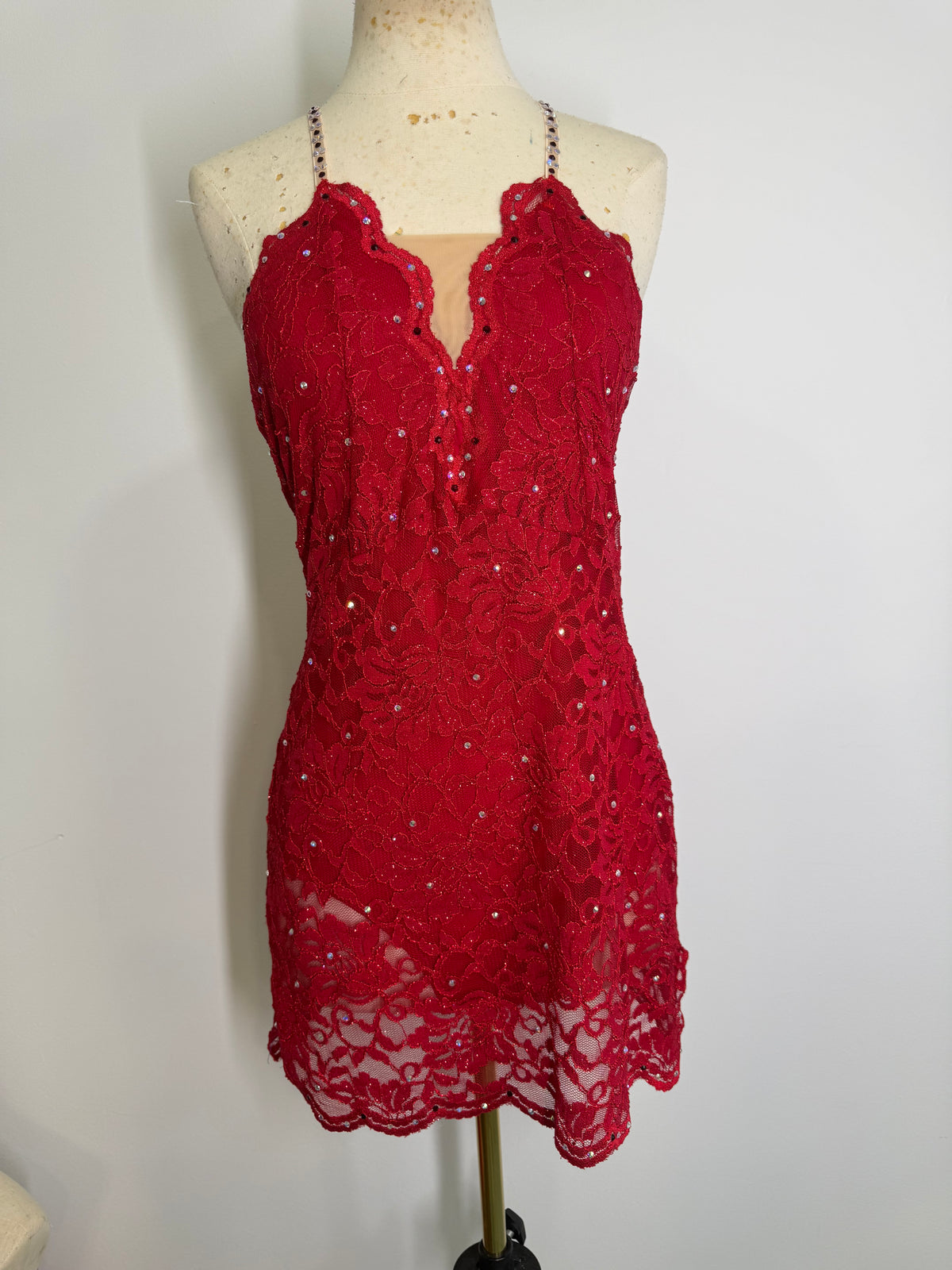 BIANCA lace Contemporary Dance base Costume