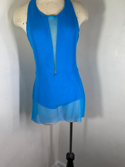 HALSTON SOLID CUSTOM  DANCE DRESS COSTUME BASE