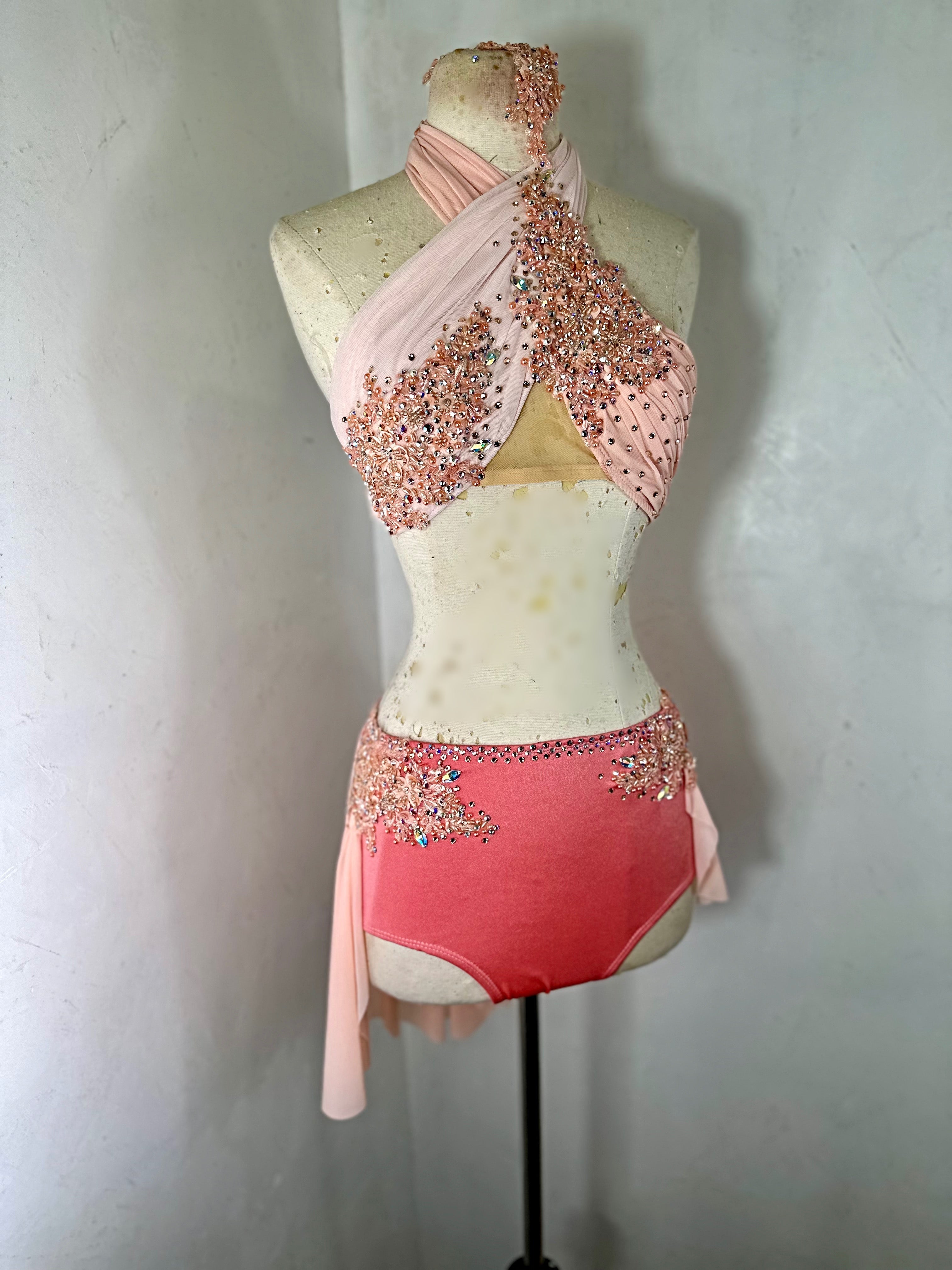 CLEMENTINE peach lyrical dance dance costume