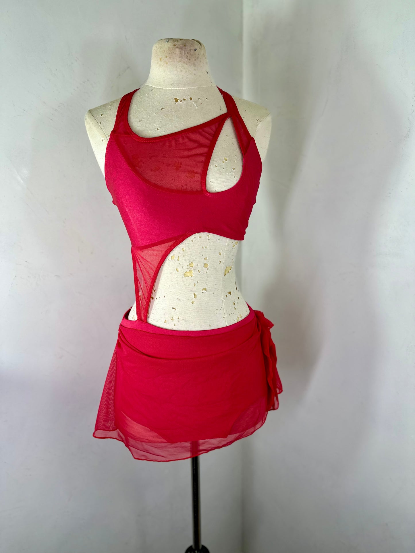 BIRDIE SOLID CUSTOM  DANCE 2 pc COSTUME BASE