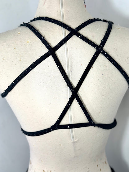 EMBER SA dramatic black SA lyrical dance costume