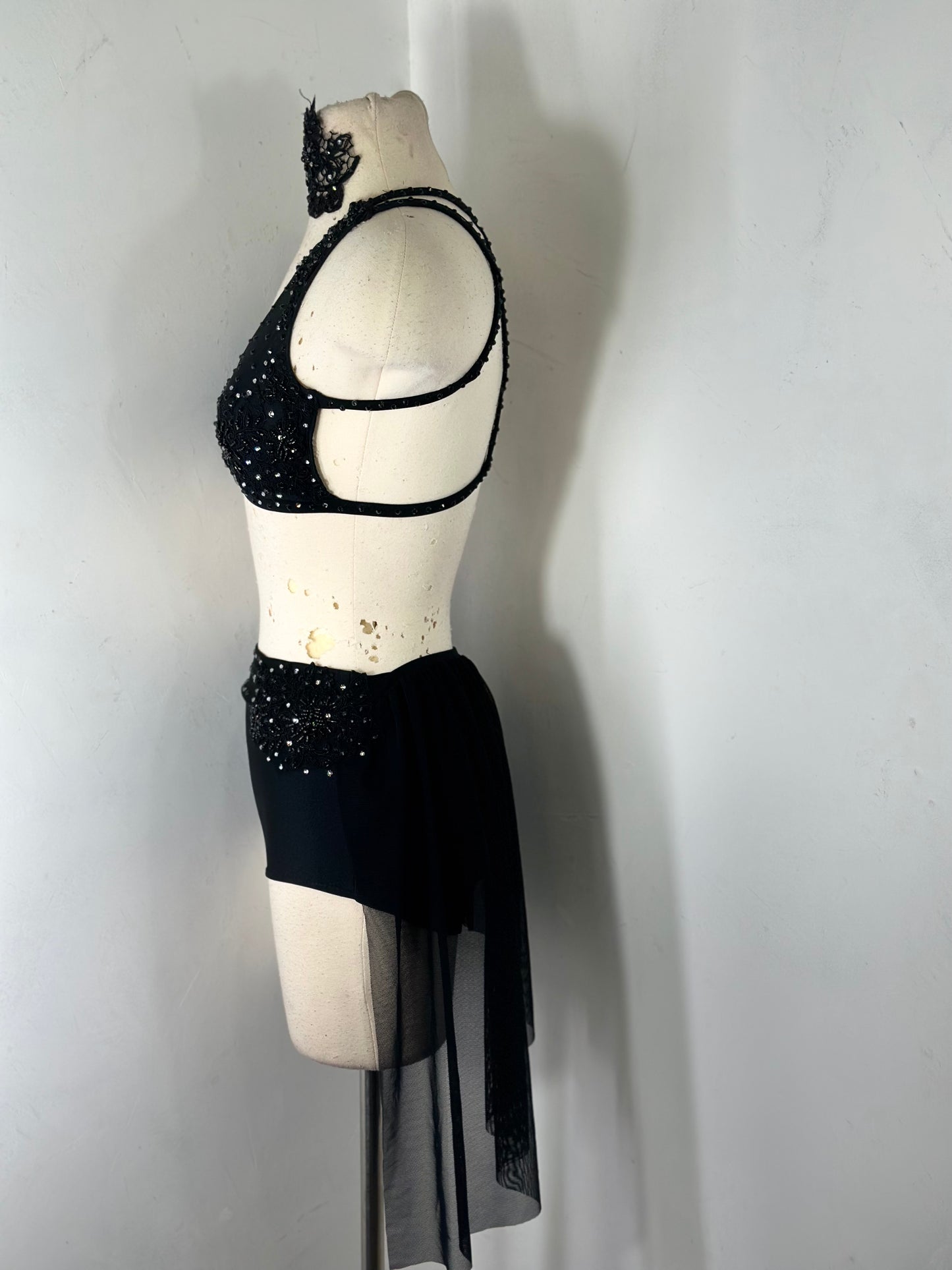 SA dramatic black SA lyrical dance costume