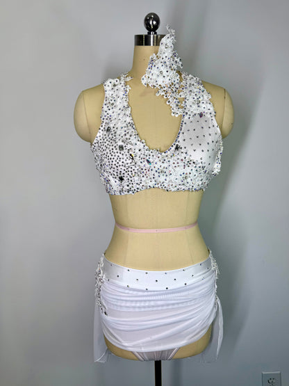LILLY SA white Lyrical DANCE costume