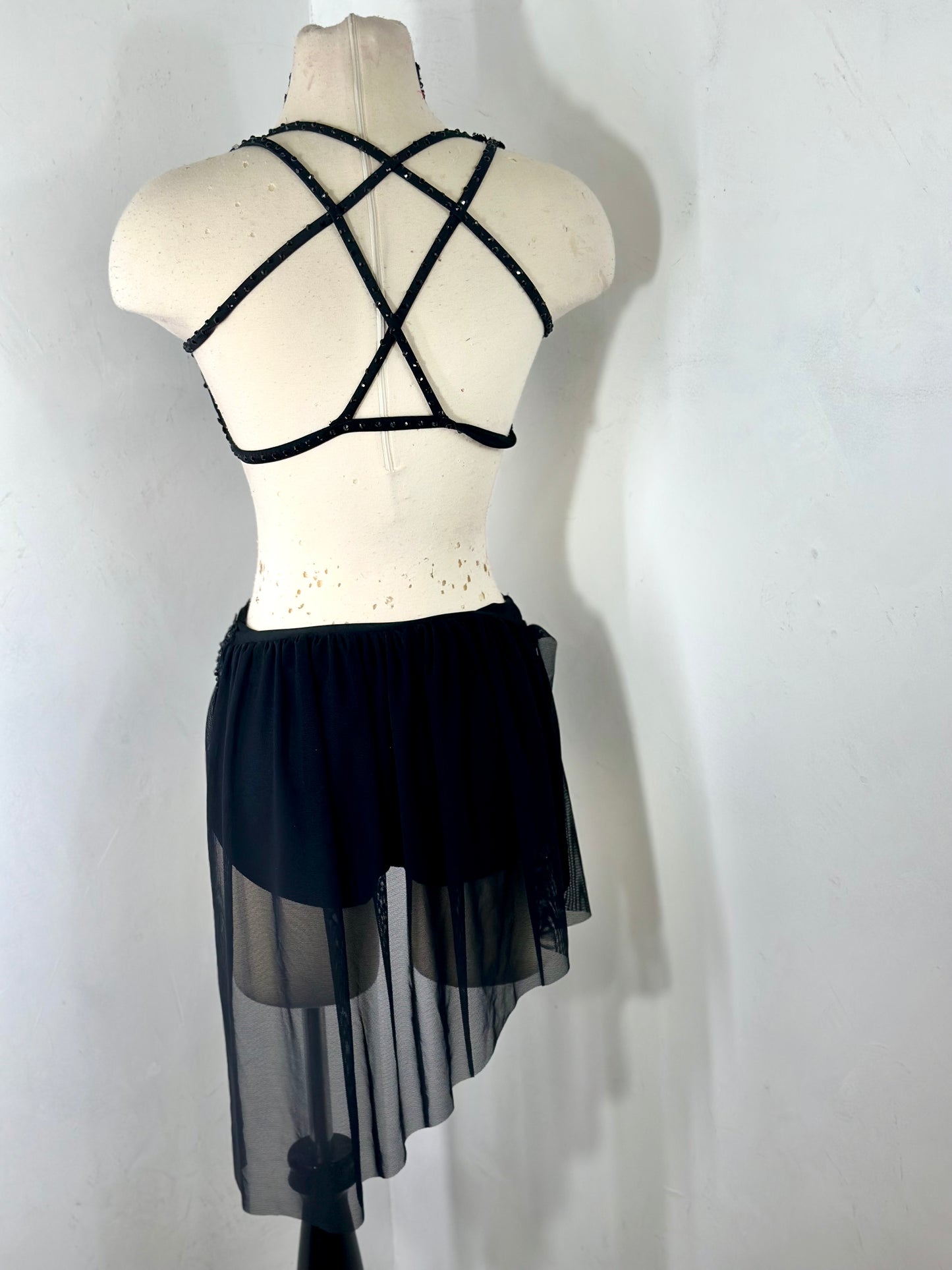 SA dramatic black SA lyrical dance costume
