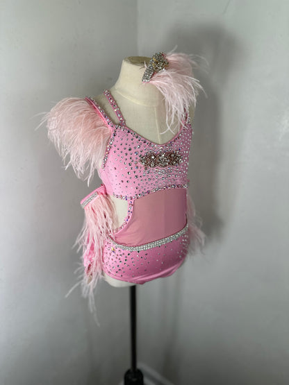 Penelope blush jazz dance costume