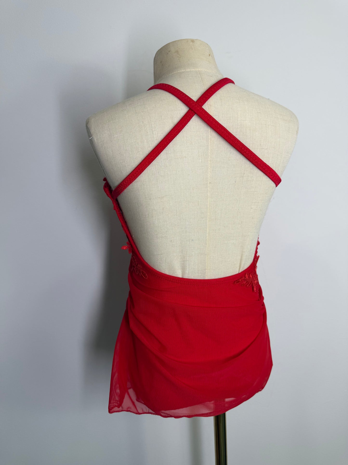 GRACE  Child appliqued dance costume