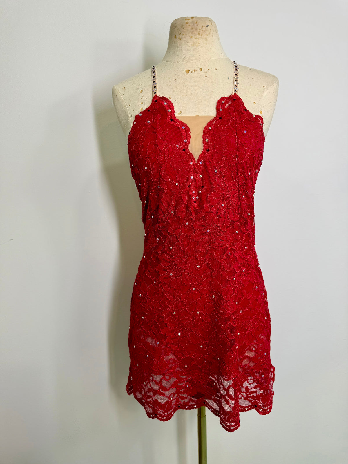 BIANCA lace Contemporary Dance base Costume