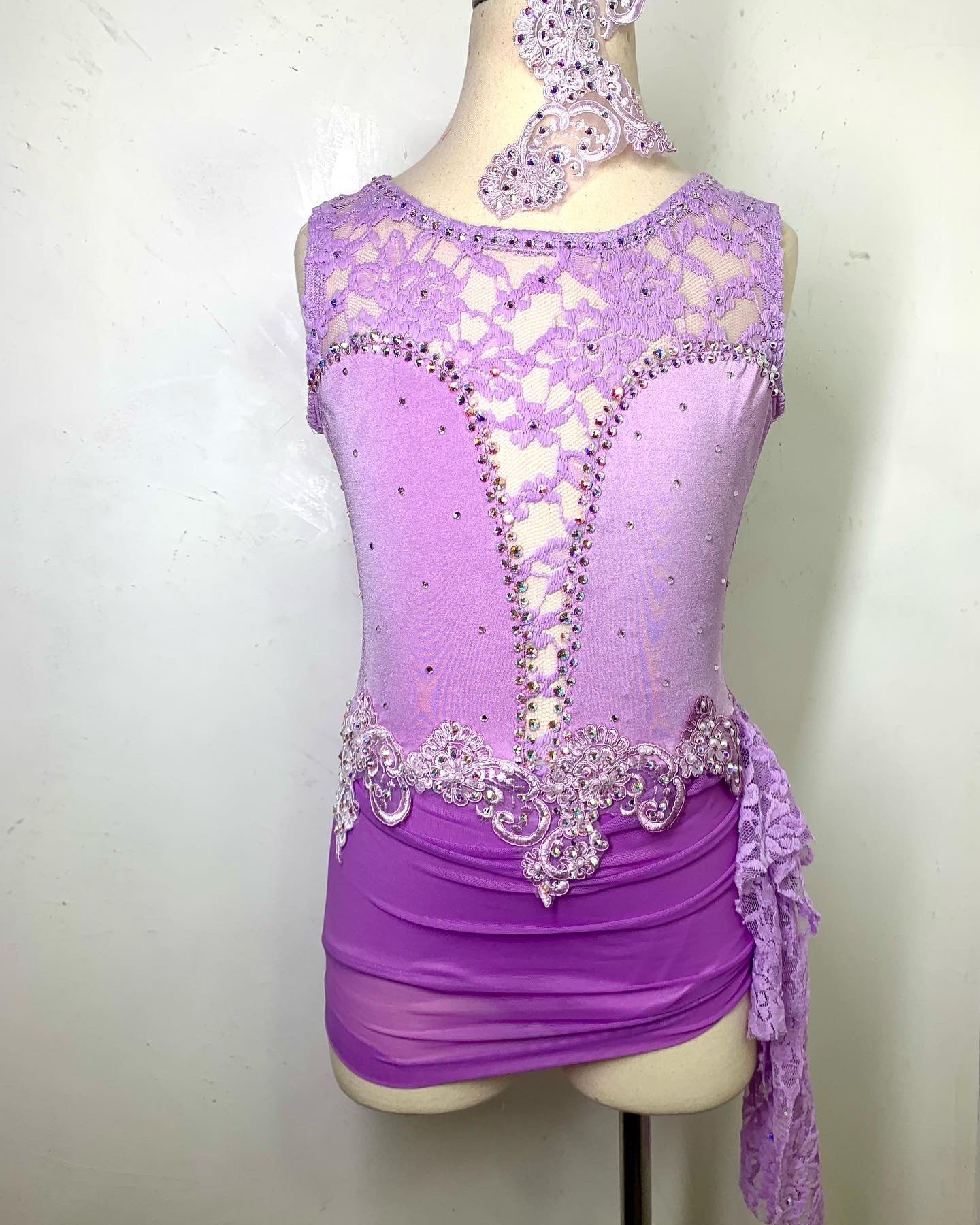 OPAL Child appliqued dance costume