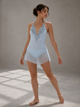 CAMILLE Sky blue dance dress