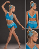 ADELE MA aqua dance costume