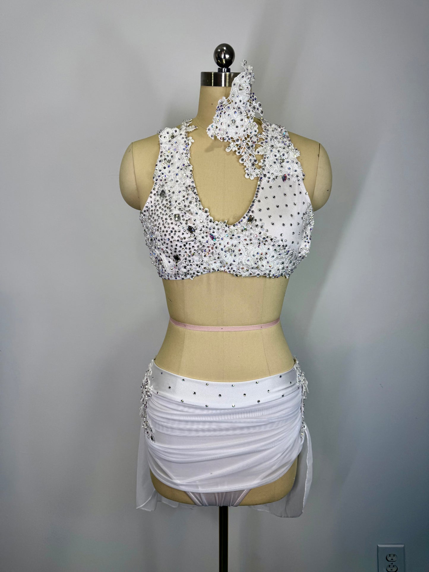 LILLY SA white Lyrical DANCE costume