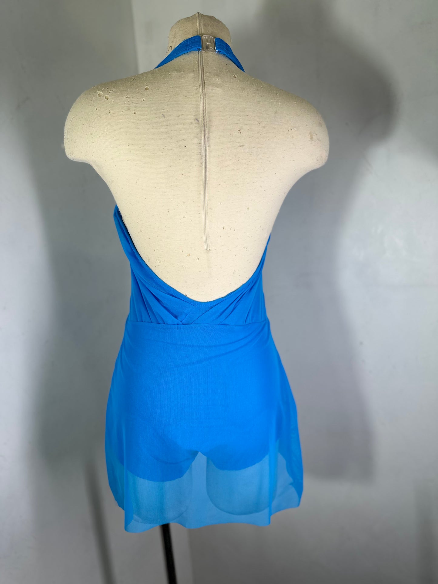 HALSTON SOLID CUSTOM  DANCE DRESS COSTUME BASE