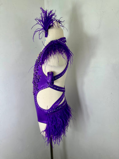 Purple LC Jazz Dance Costume ready to ship