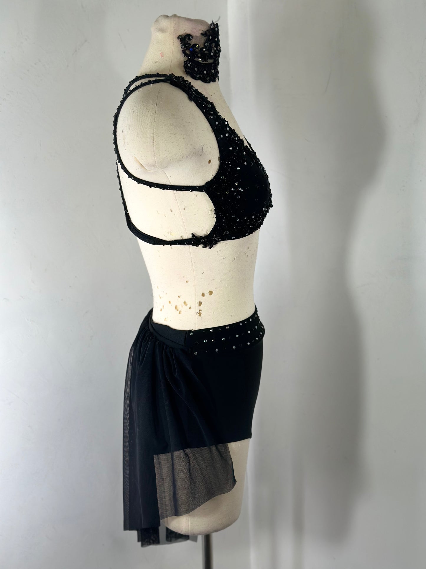 SA dramatic black SA lyrical dance costume