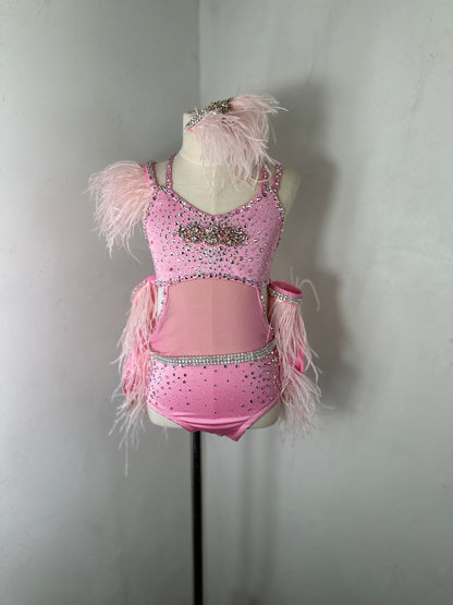 Penelope blush jazz dance costume