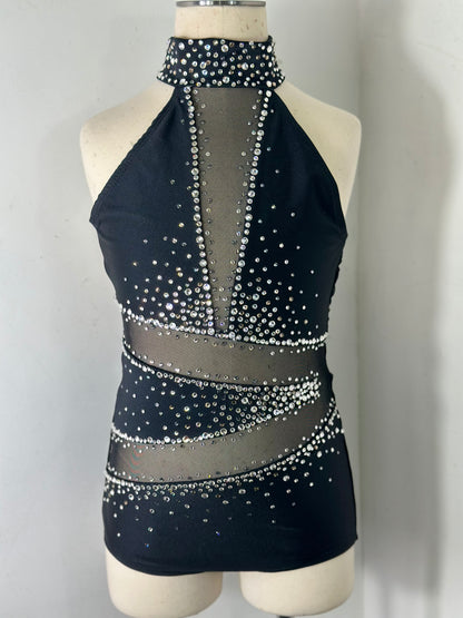 BIANCA sparkly black  Jazz or tap costume