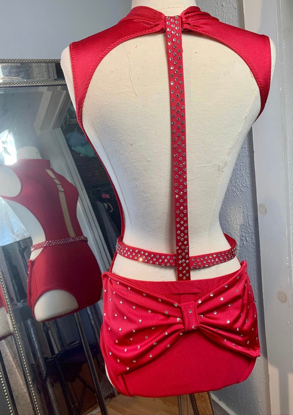 PAIGE sparkly red Jazz costume