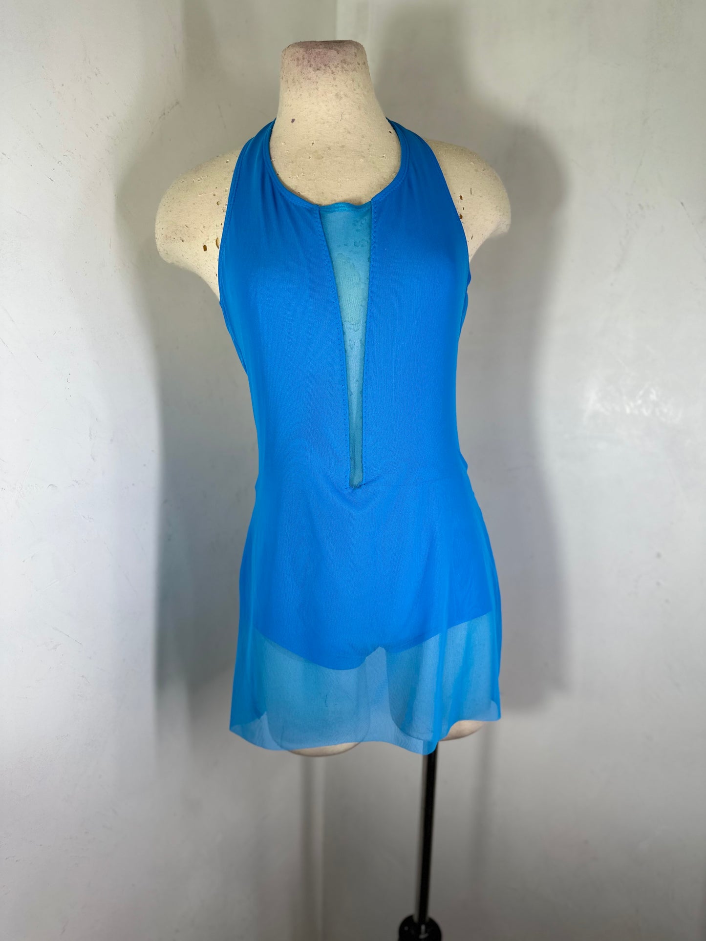 HALSTON SOLID CUSTOM  DANCE DRESS COSTUME BASE