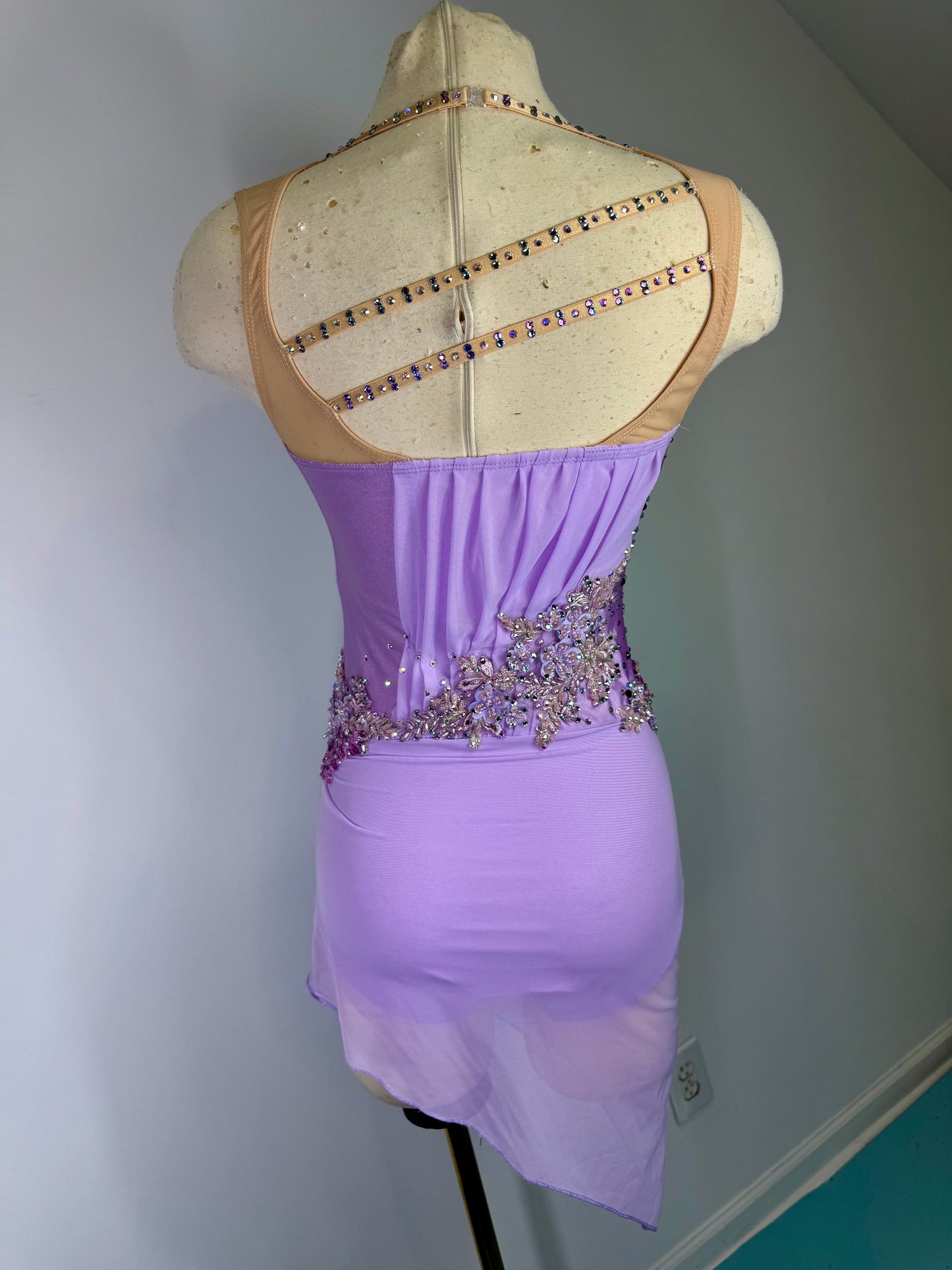 Orchid lyrical dance costume