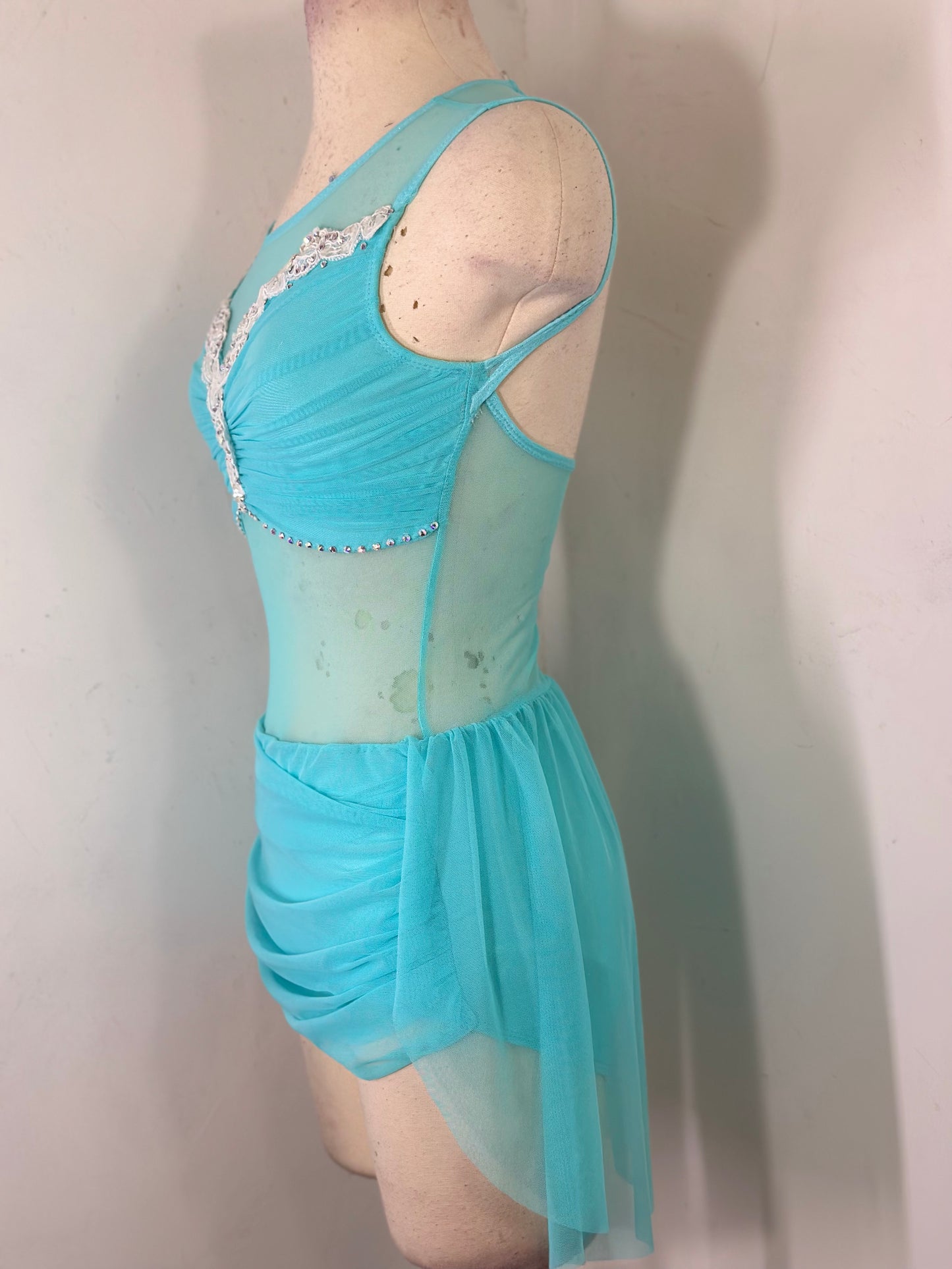 Aqua SA lyrical READY TO SHIP dance costume
