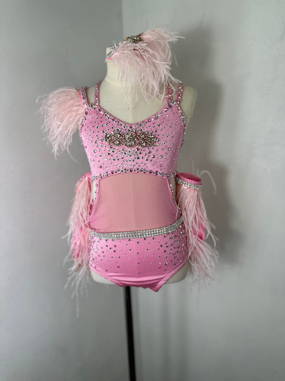 Penelope blush jazz dance costume