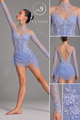 CLAUDIA  rhinestoned lace  Dance Costume (Copy)