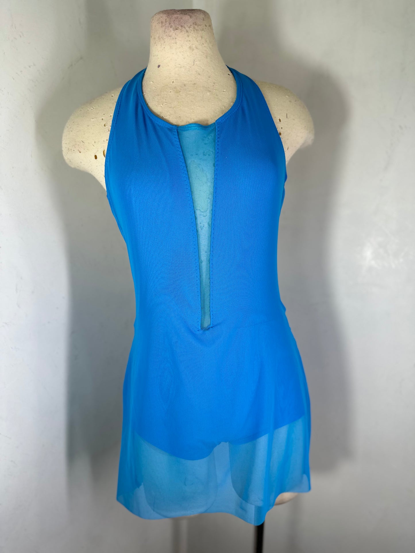 HALSTON SOLID CUSTOM  DANCE DRESS COSTUME BASE