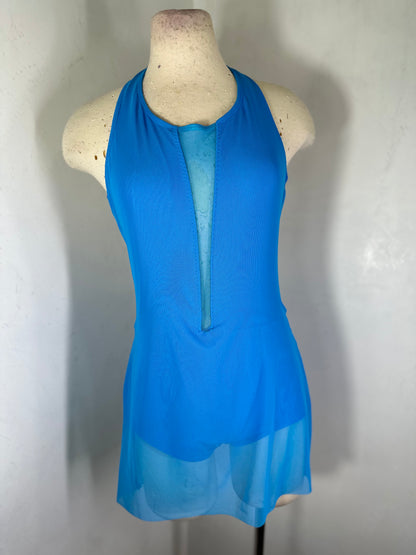 HALSTON SOLID CUSTOM  DANCE DRESS COSTUME BASE
