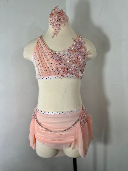 CALLIE  blush pink lyrical dance costume