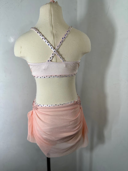 CALLIE  blush pink lyrical dance costume