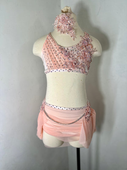 CALLIE  blush pink lyrical dance costume