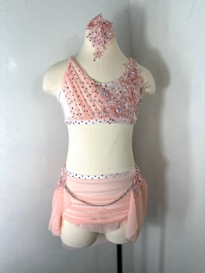 CALLIE  blush pink lyrical dance costume