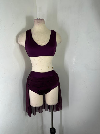 SARINA 2 PC lyrical dance costume base