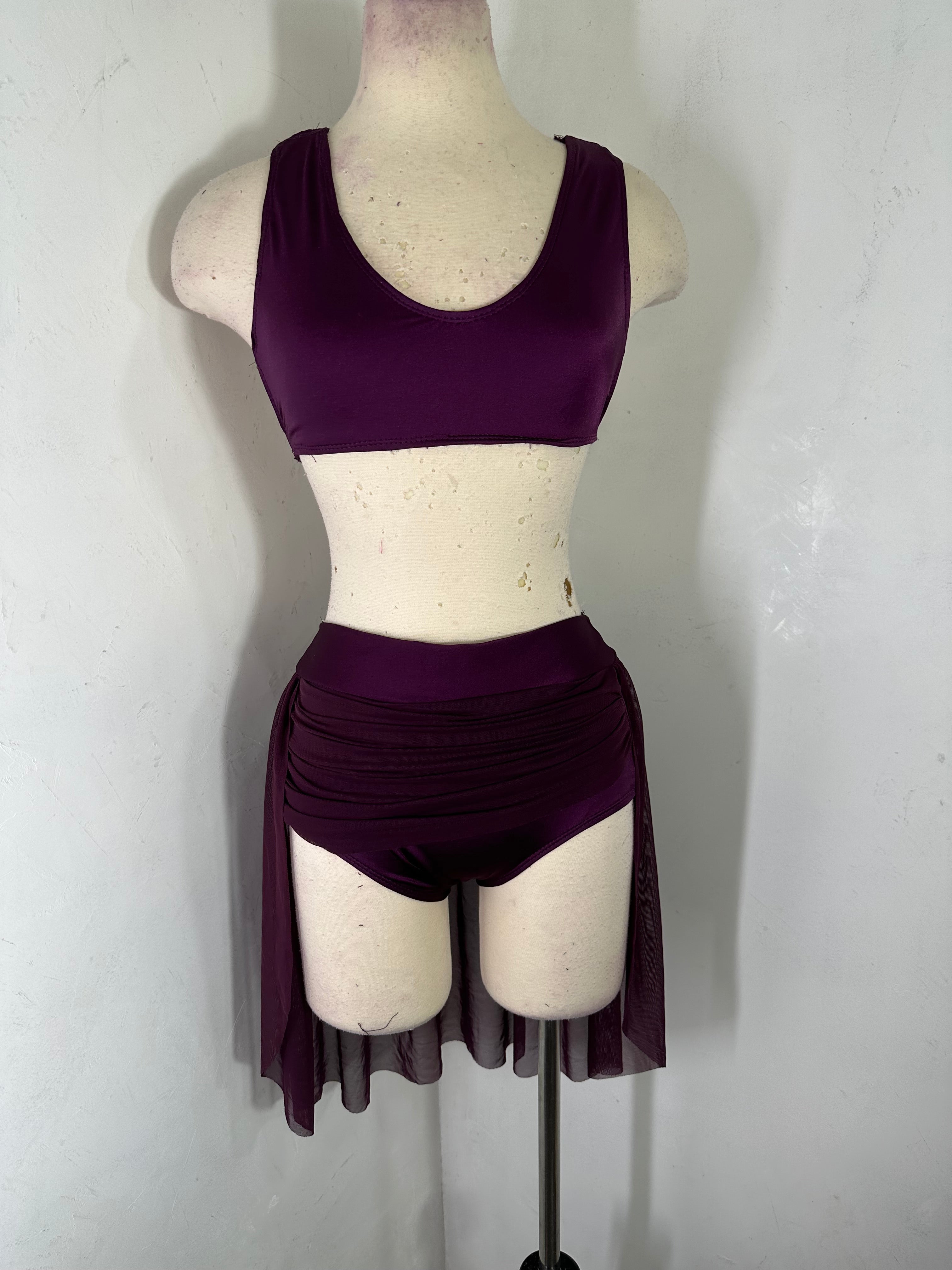 SARINA 2 PC lyrical dance costume base