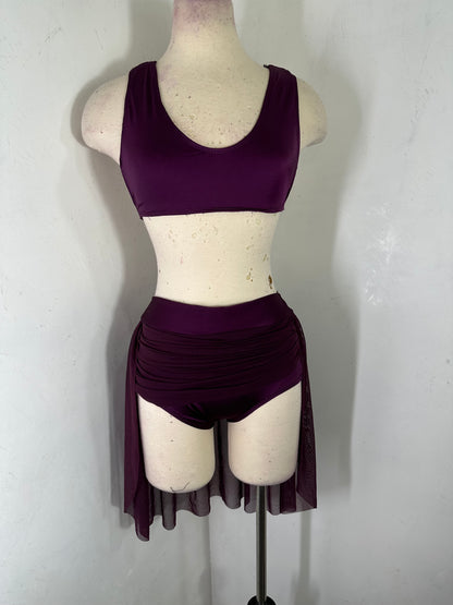 SARINA 2 PC lyrical dance costume base