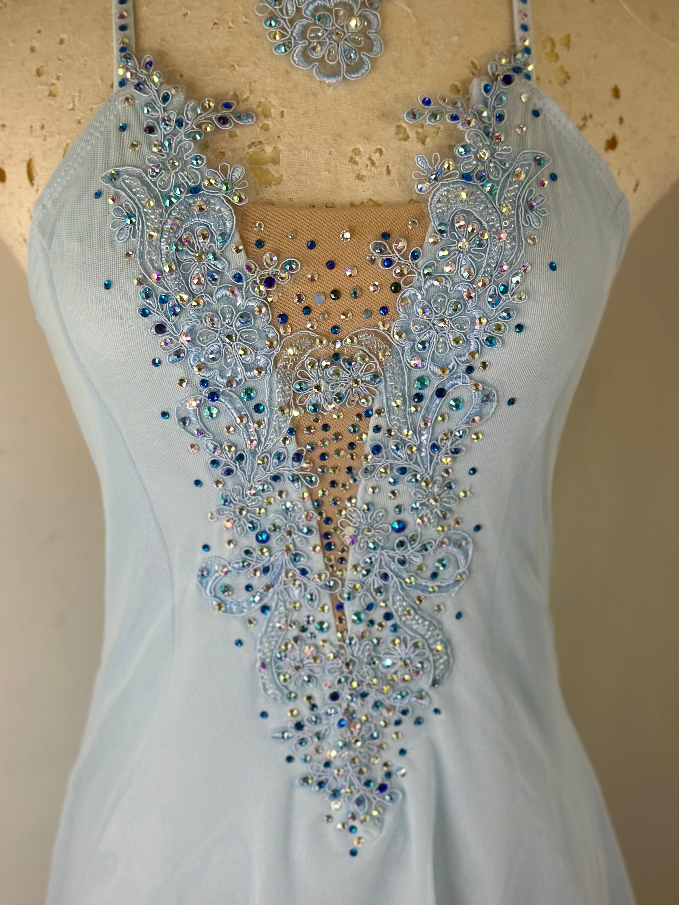 Sky blue  SA dance dress