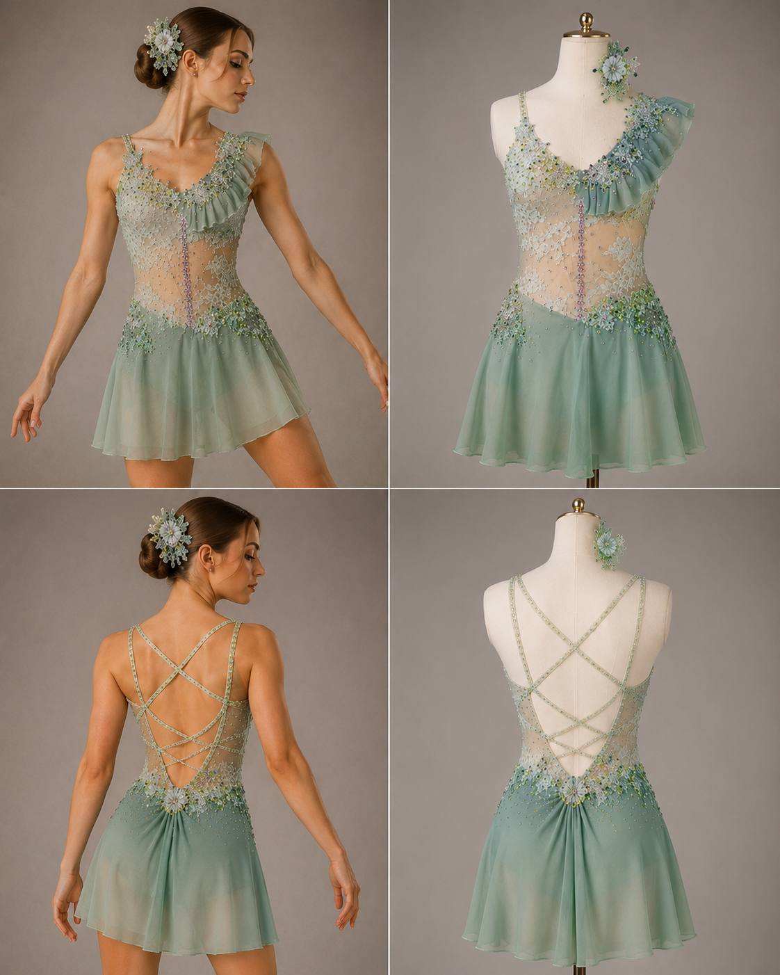 MADELINE SAGE FIGURE SKATING DRESS