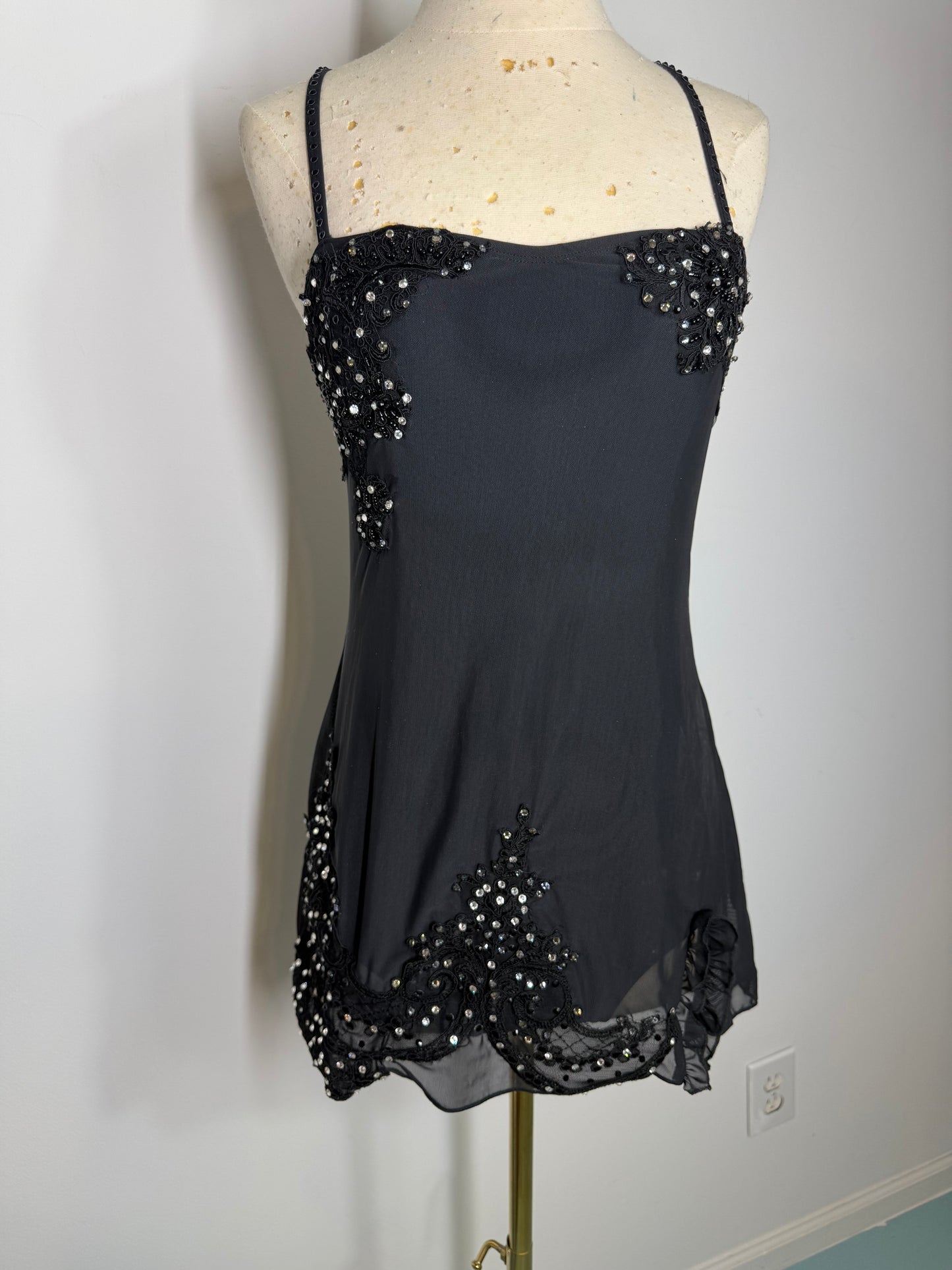 HALSTON Black dance DANCE DRESS