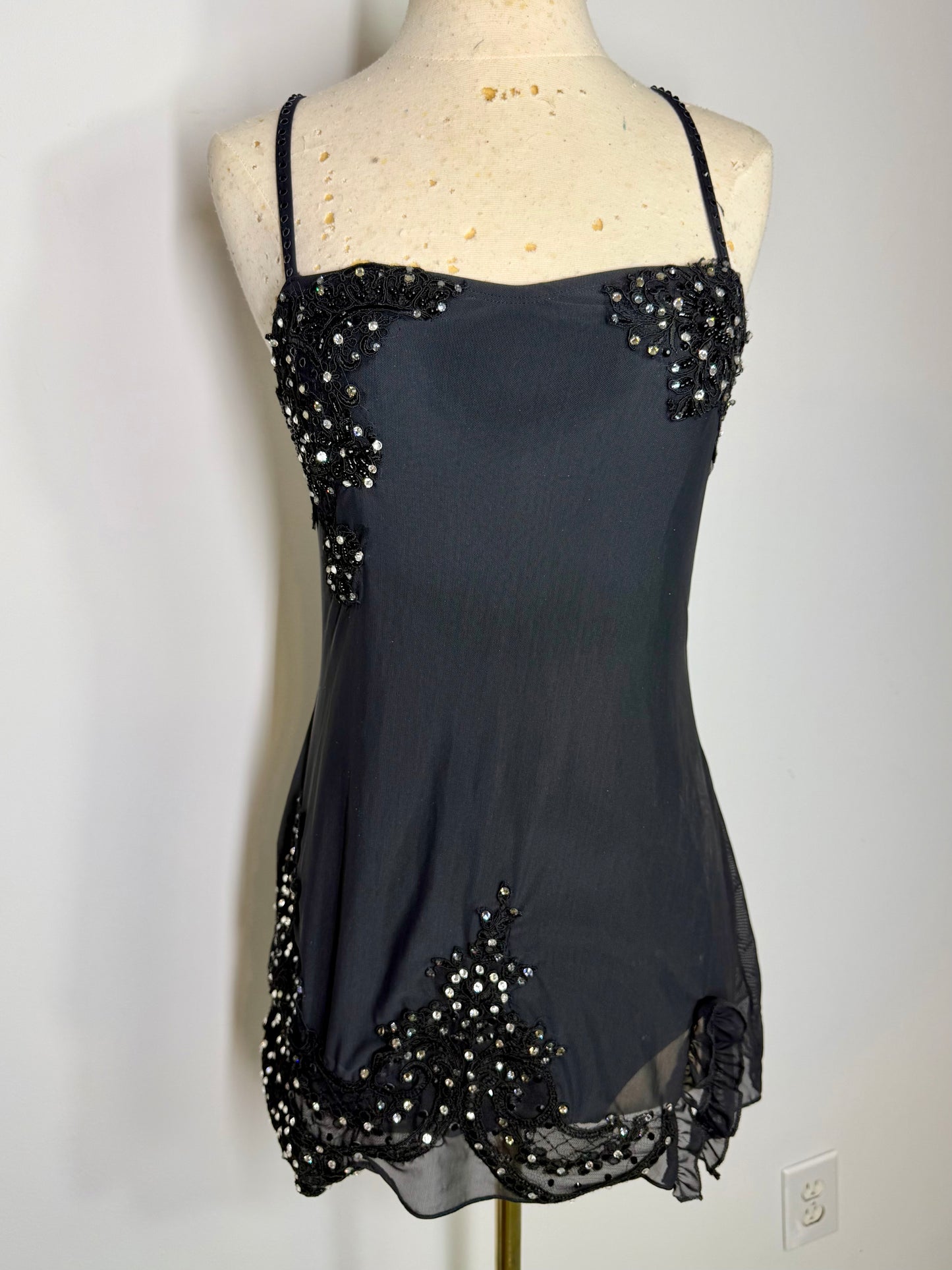 HALSTON Black dance DANCE DRESS