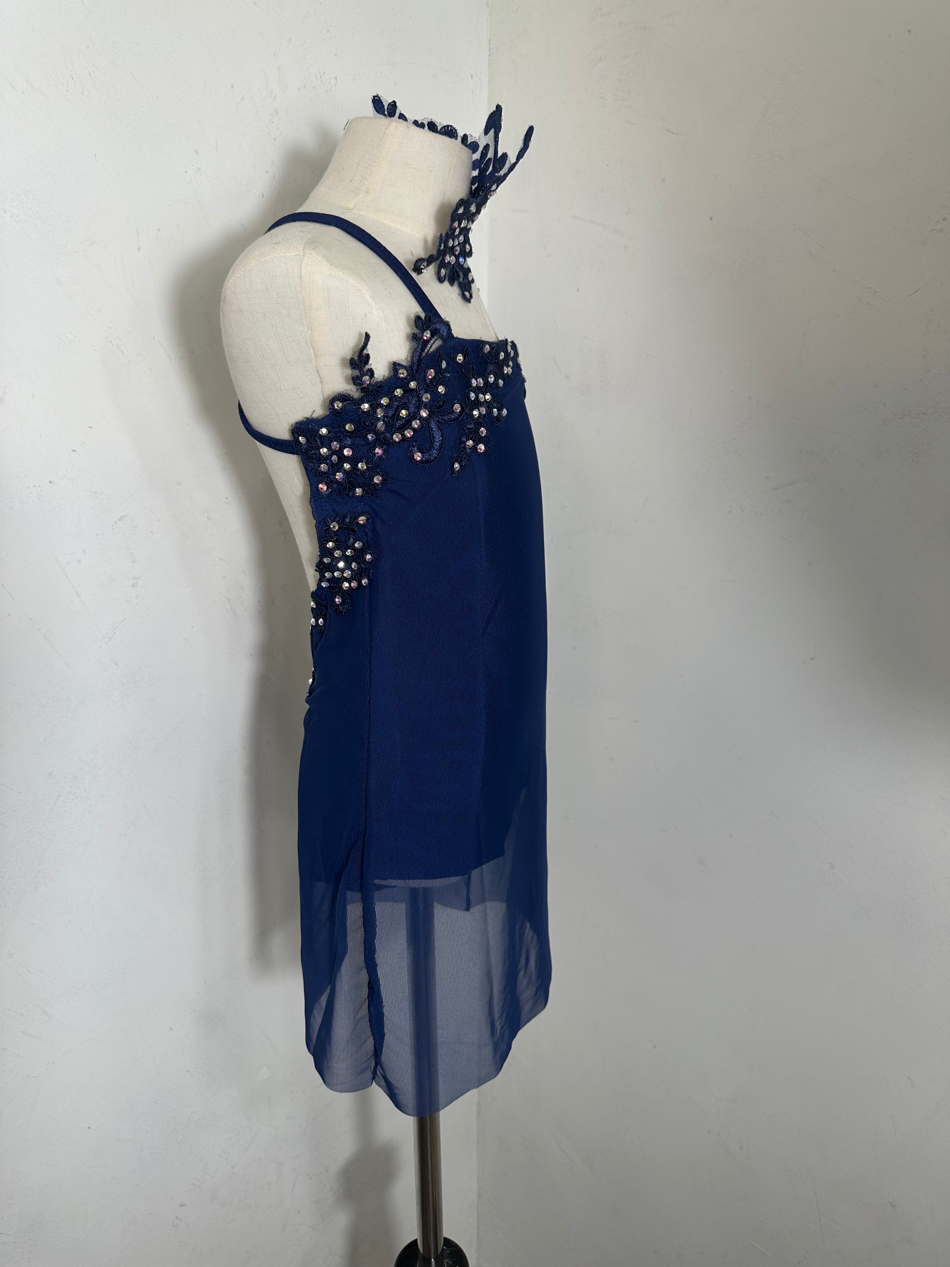 GRACE  Child appliqued dance costume